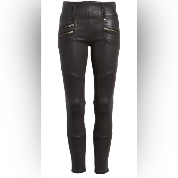 HUDSON JEANS HIGH WAIST COATED SKINNY JEANS SIZE 31 - Picture 5 of 12